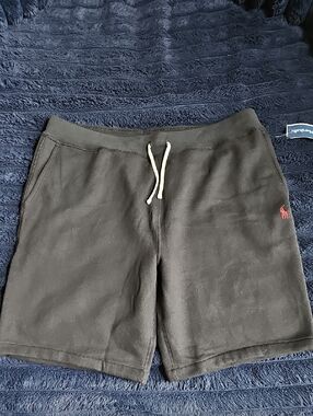 Mens Ralph Lauren Polo Knit Black Shorts Size Xxl